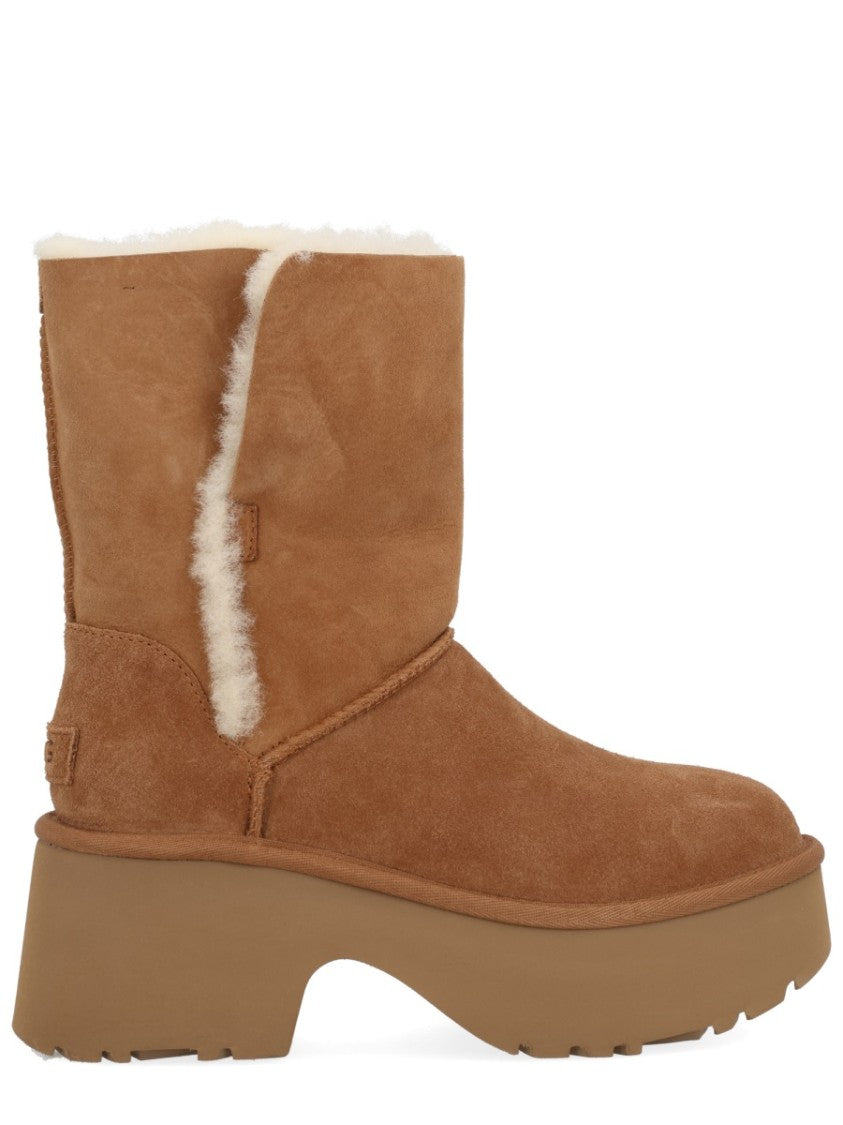 Ugg Mid-Calf Shearling-Lined Brown Boots