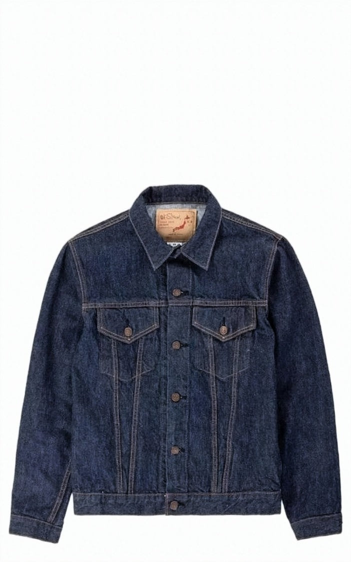 Orslow Structured Blue Denim Jacket