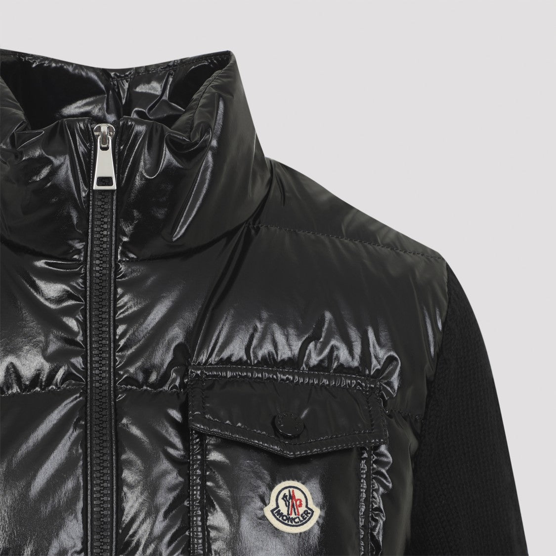 Moncler Wool Blend Quilted Jacket