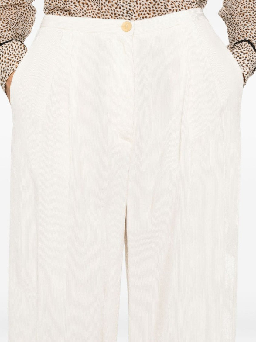 Forte Forte Wide-Leg Trousers With High Waist