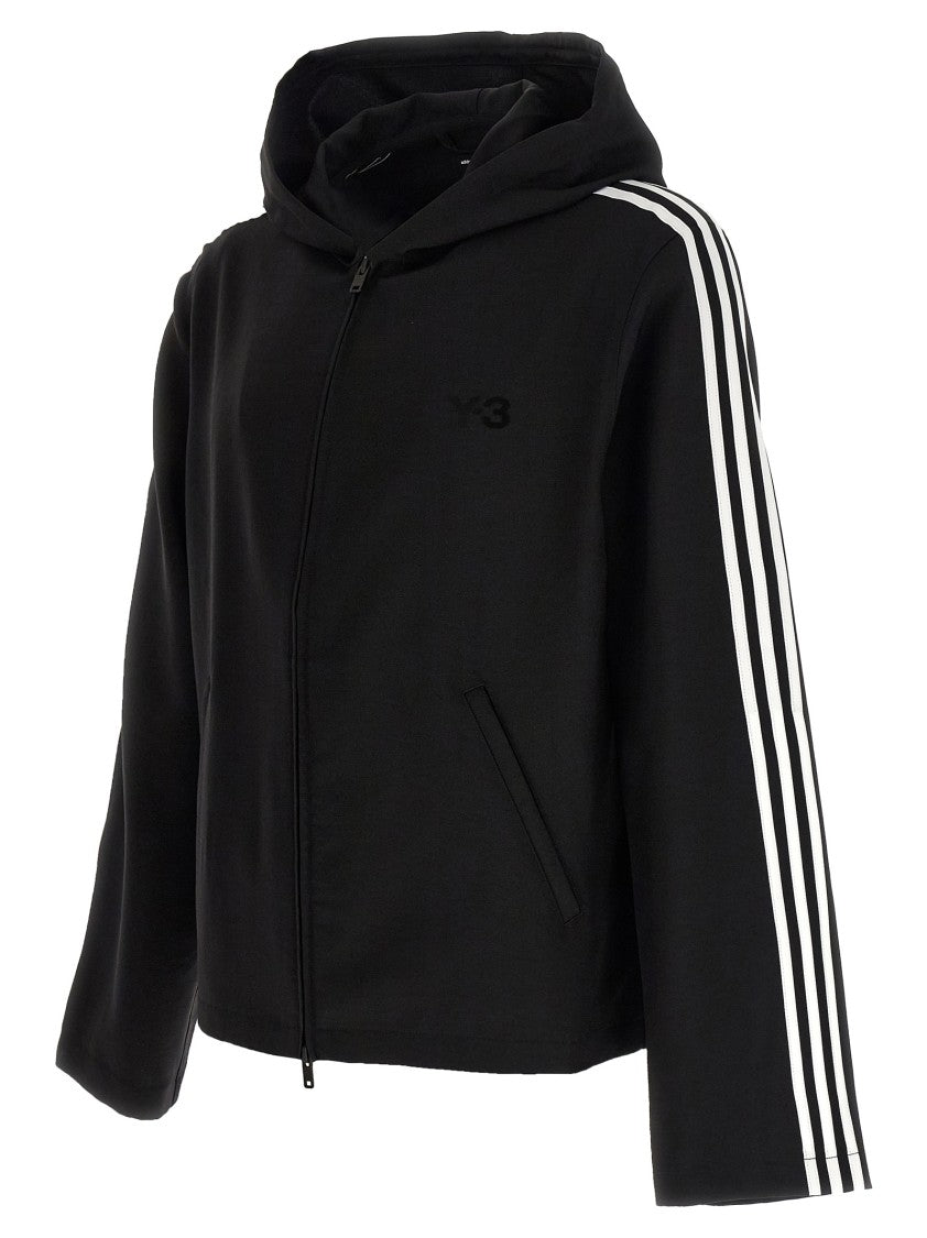 Y-3 ' 3-Stripes' Hoodie