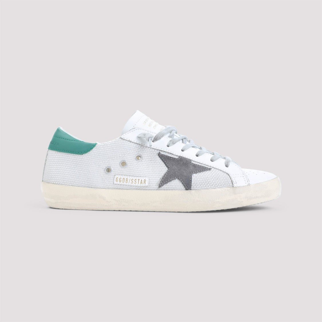 Golden Goose White Leather Golden Goose Superstar Sneakers