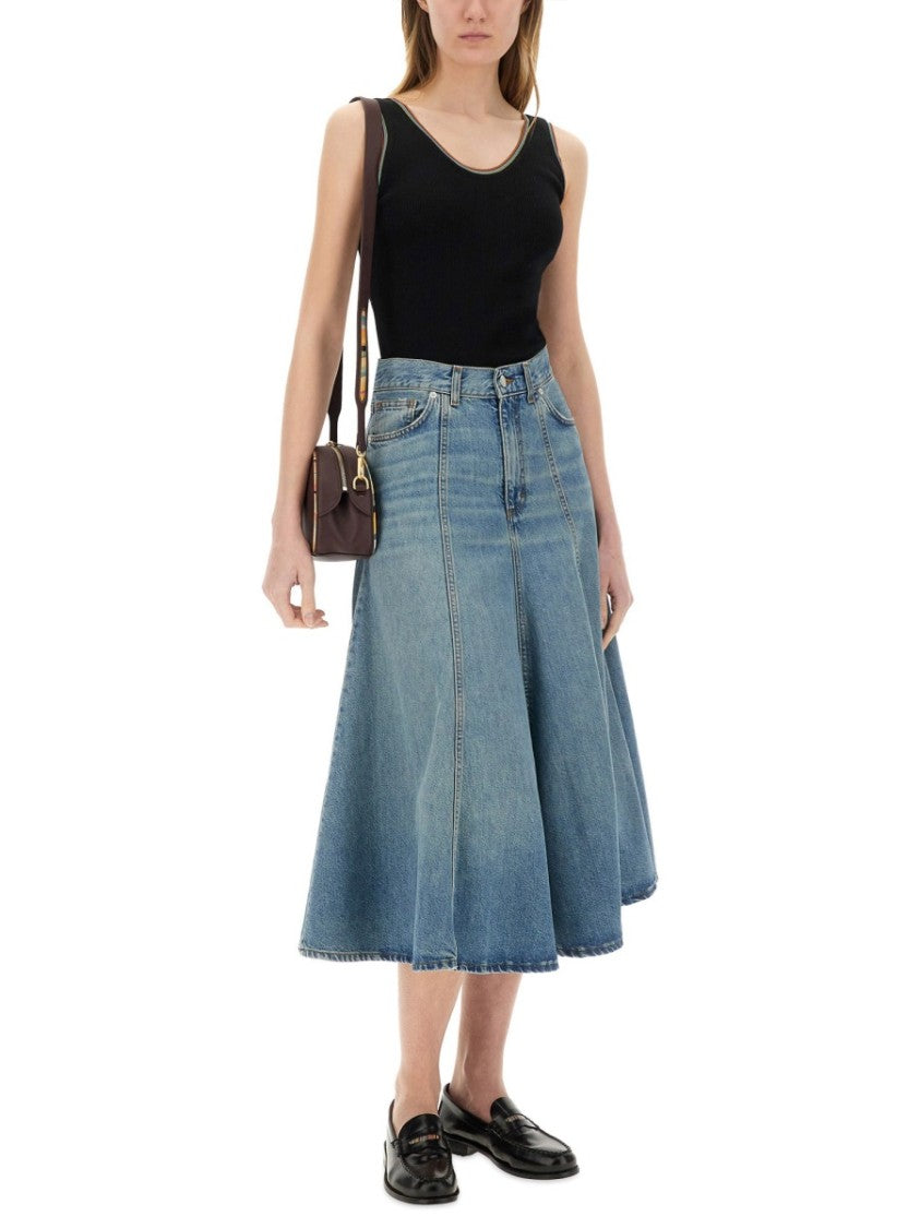 Paul Smith Ribbed Black Cotton Tank Top