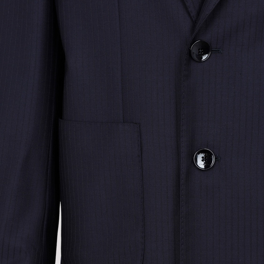 Etro Blue Virgin Wool Jacket