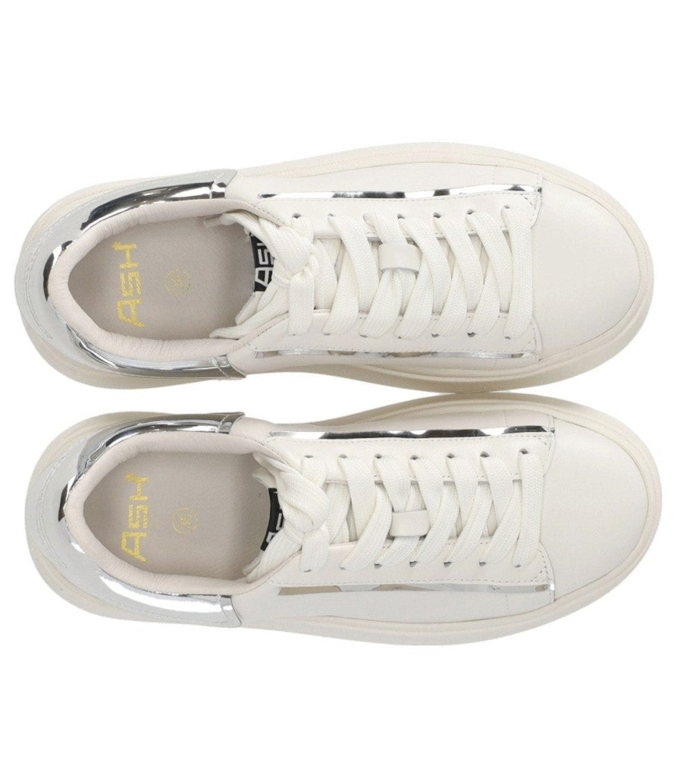 Ash Moby Bis White Silver Sneaker