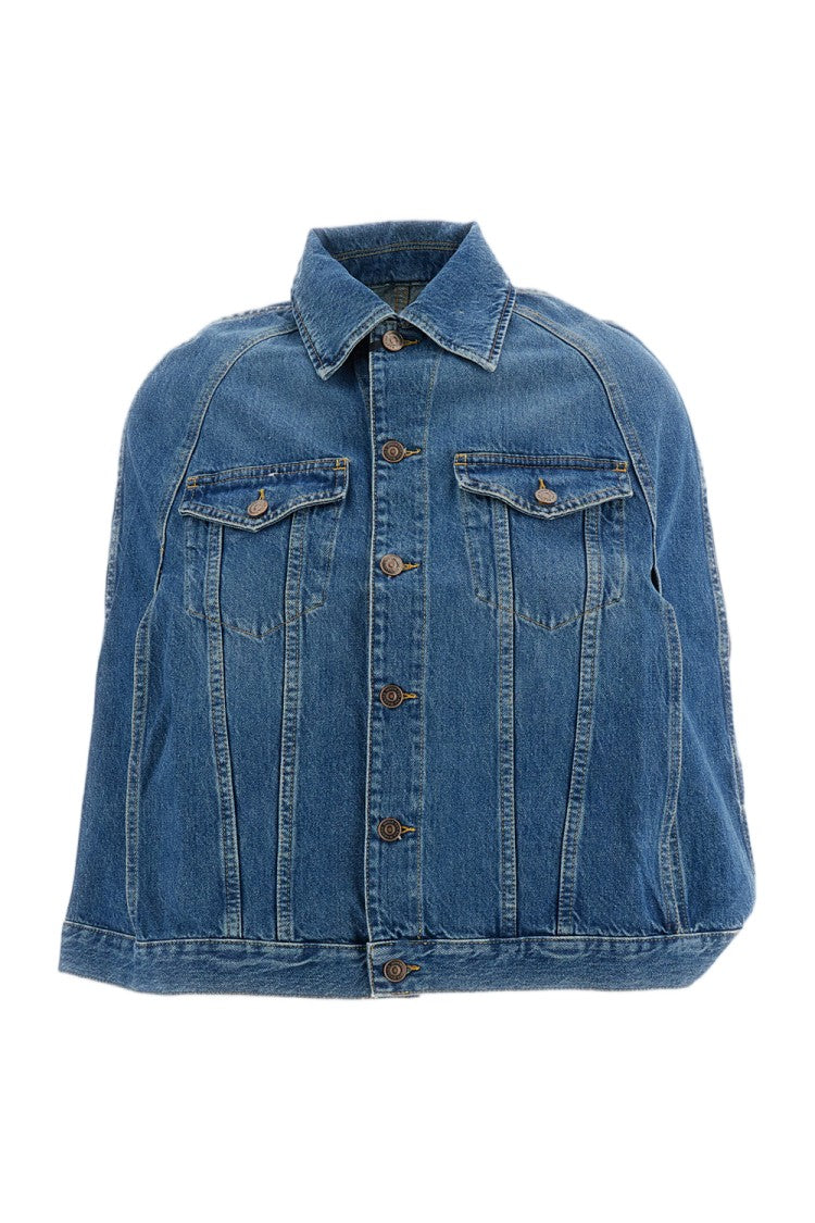 7 For All Mankind Blue Midtown Cotton Denim Jacket