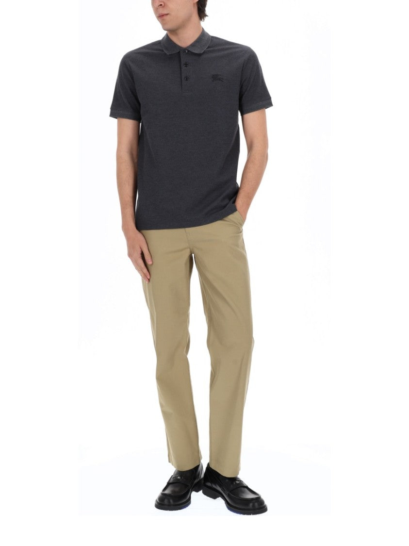 Burberry Neutrals Arthur Straight-Leg Flap Trousers