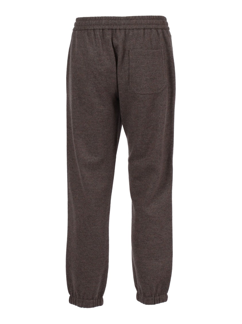 Circolo 1901 Tailored Cuffed Wool Pants With Structured Fit