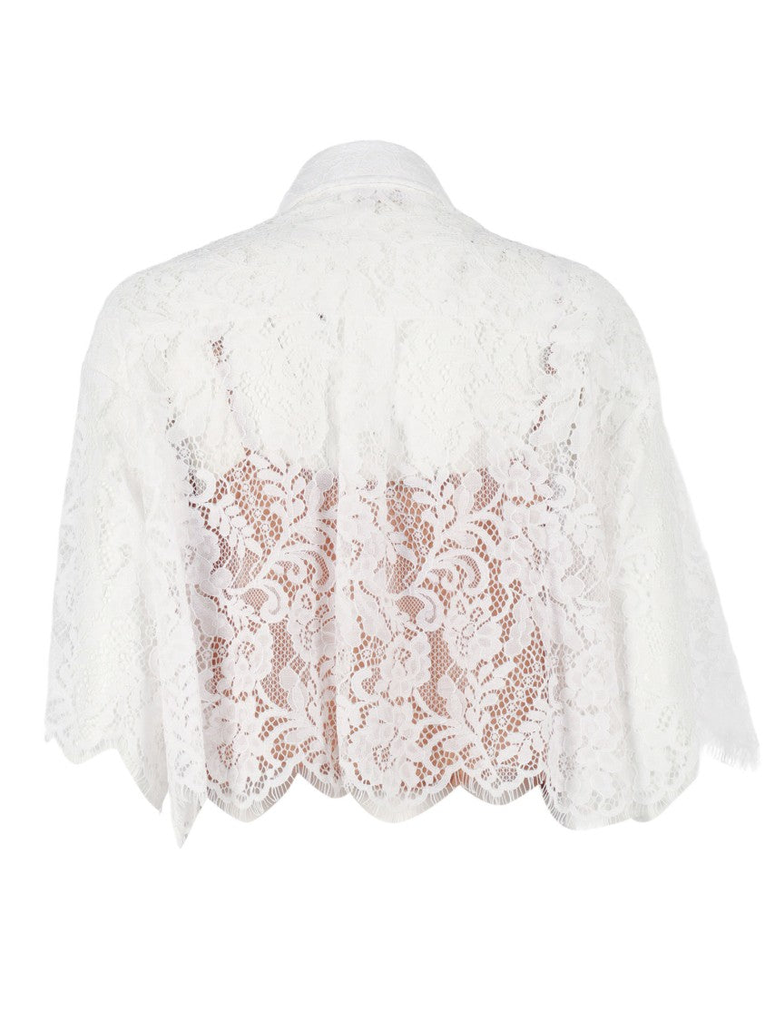 Michael Kors Corded Lace Short Sleeve Shirt
