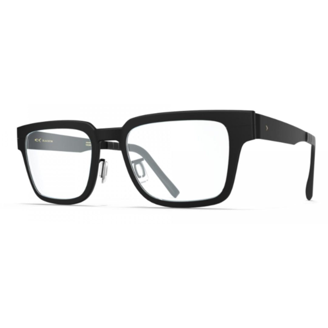 Blackfin Bf1088 Mayfair Bold Rectangular Beta-Titanium Eyeglasses With Adjustable Nose Pads