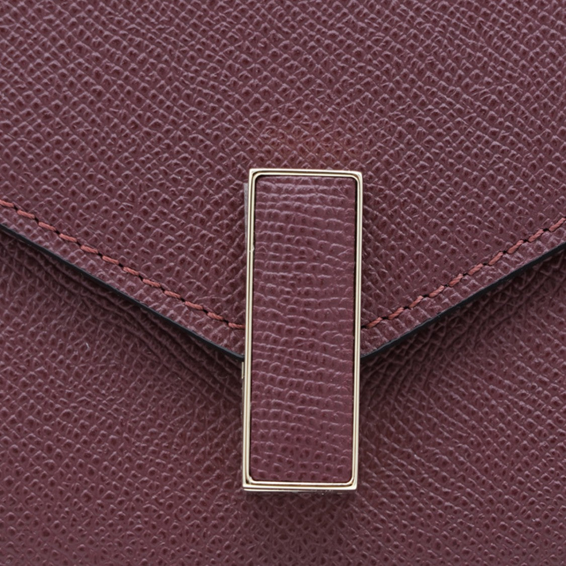 Valextra Structured Metallic Accent Handbag