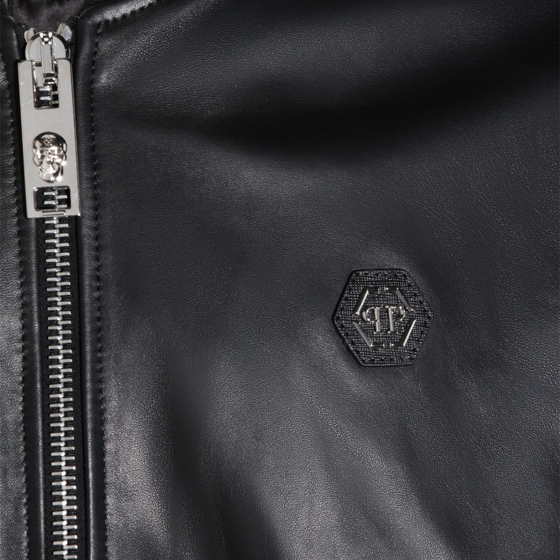 Philipp Plein Structured Black Jacket With Timeless Appeal