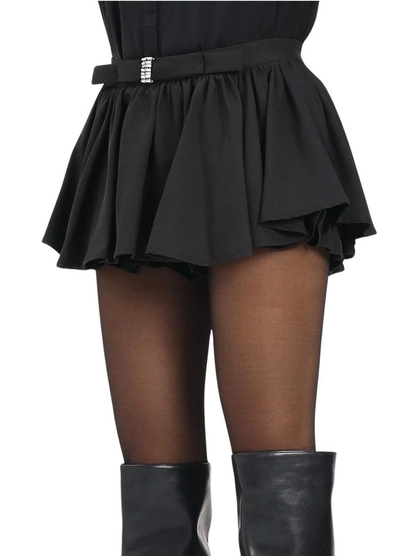 Odi Odi Mini Skirt With Integrated Culottes And Flared Silhouette