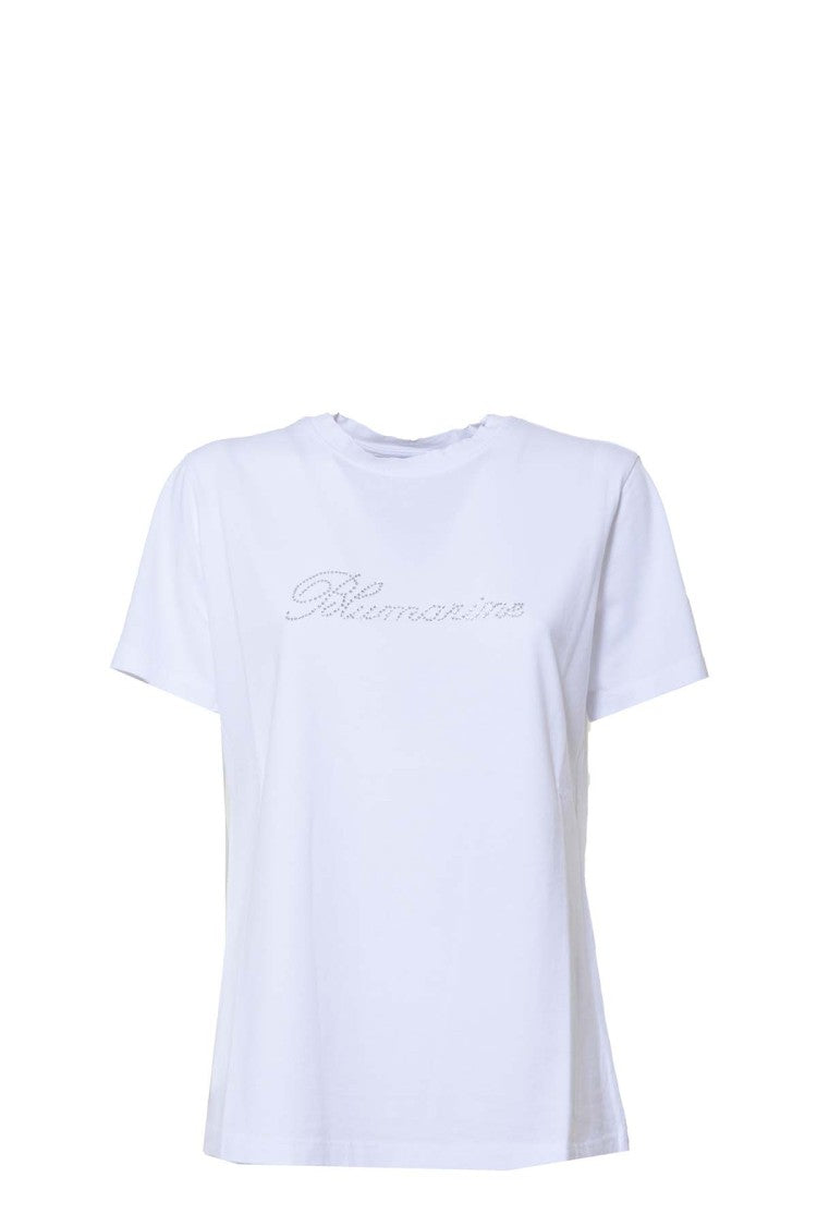Blumarine White Basic T-Shirt