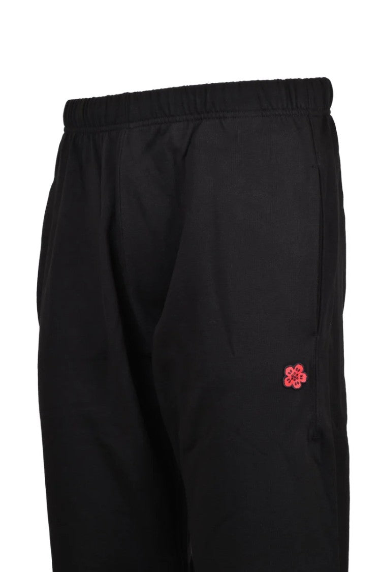 Kenzo Relaxed-Fit Black Paris Tracksuit Pants