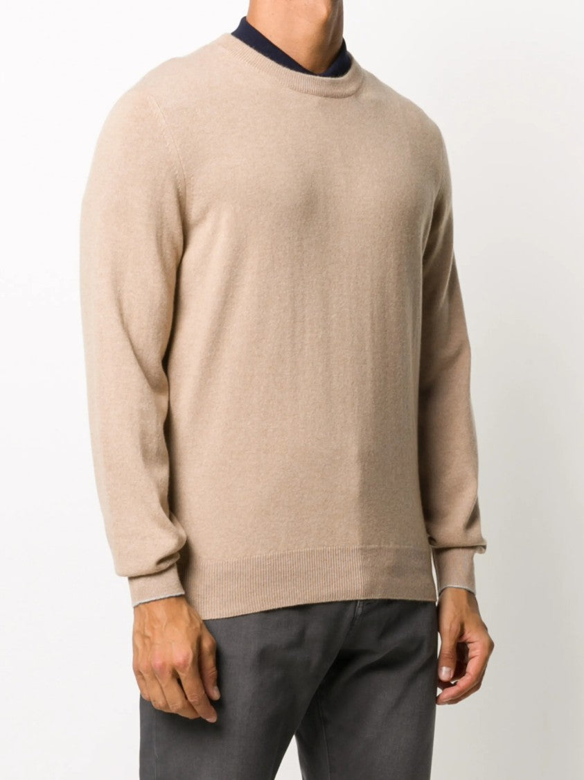Brunello Cucinelli Finely Knit Pure Cashmere Crewneck Sweater