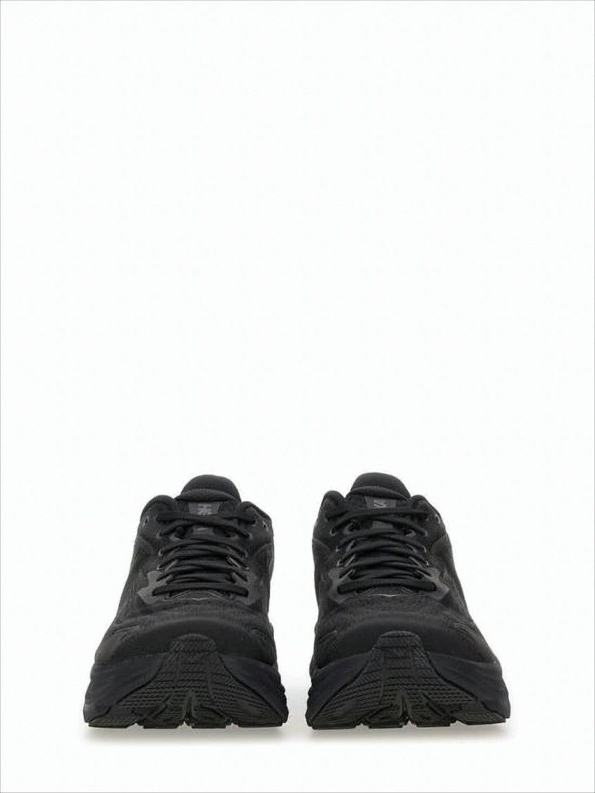 Hoka Breathable Mesh Sneakers With Durable Rubber Sole