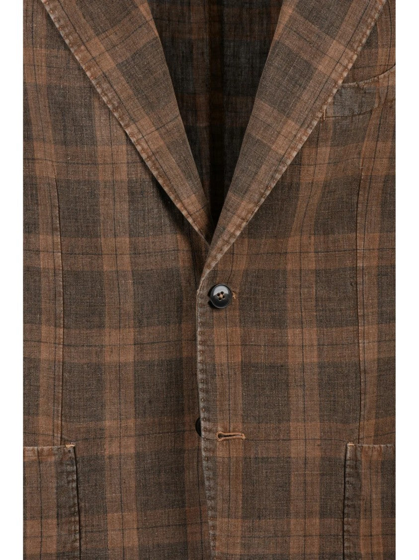 L.B.M. 1911 Beige Linen Jacket