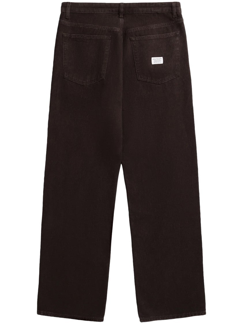 Norse Projects Relaxed-Fit Five-Pocket Twill Shorts With Resist Dyeing