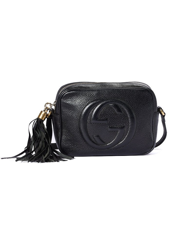 Gucci Soho Camera Bag Granulated Black