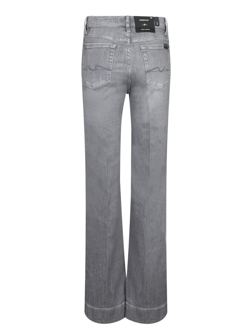 7 For All Mankind Mid-Rise Flared Jeans