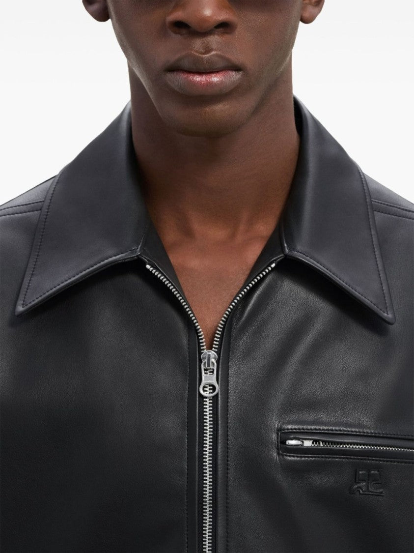 Courrèges Calf Leather Jacket
