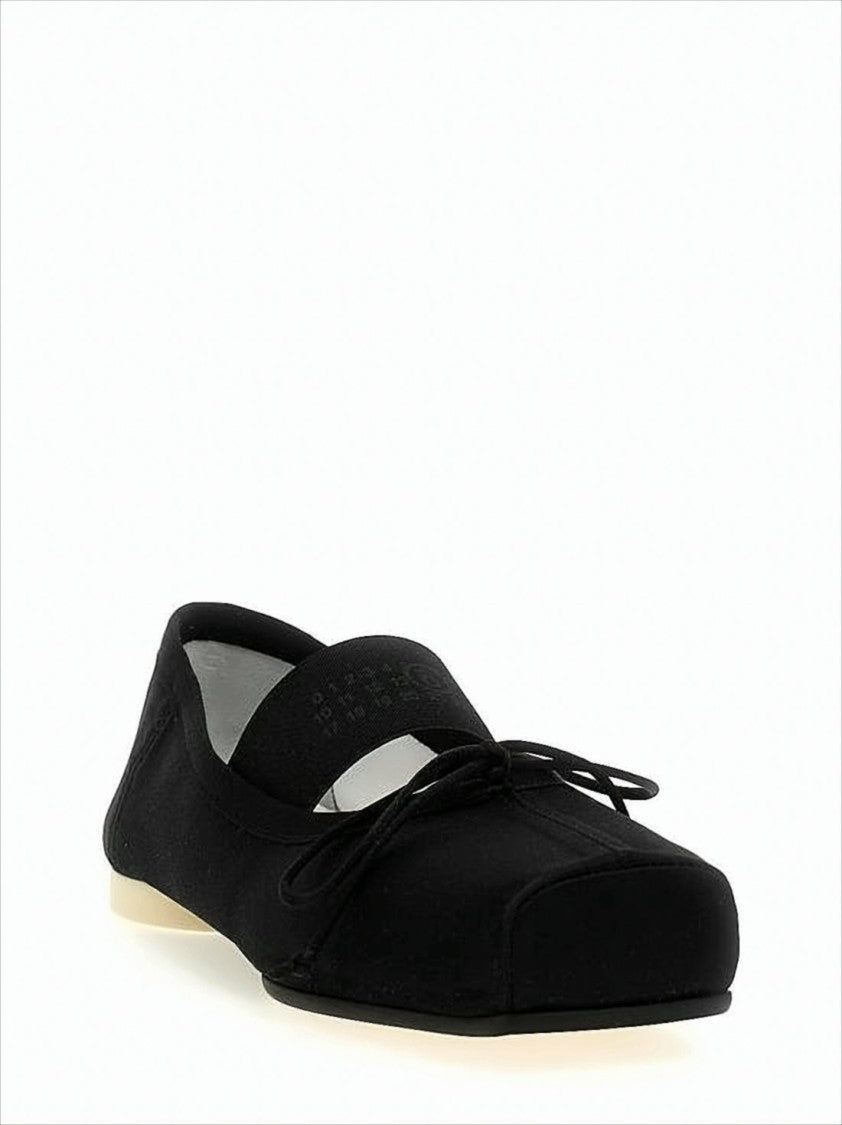 Mm6 By Maison Margiela Square Toe Flat Shoes