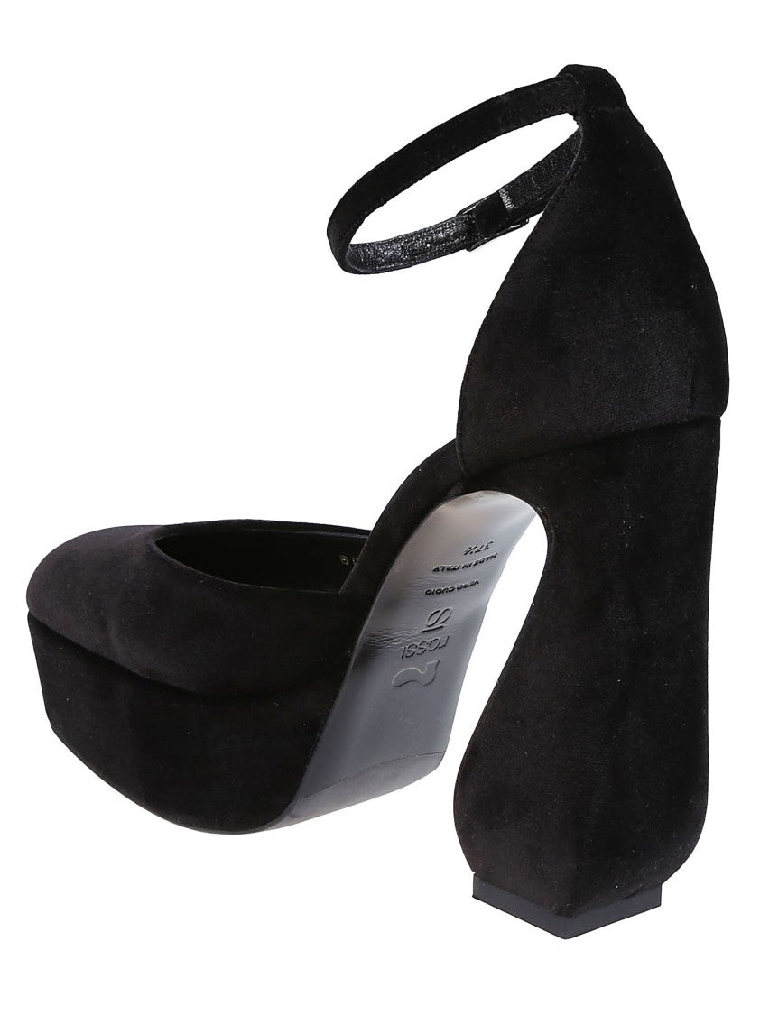 Si Rossi Suede Block Heel Pumps