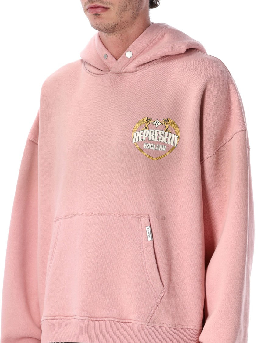 Represent Angel Border Boxy Cracked Hoodie