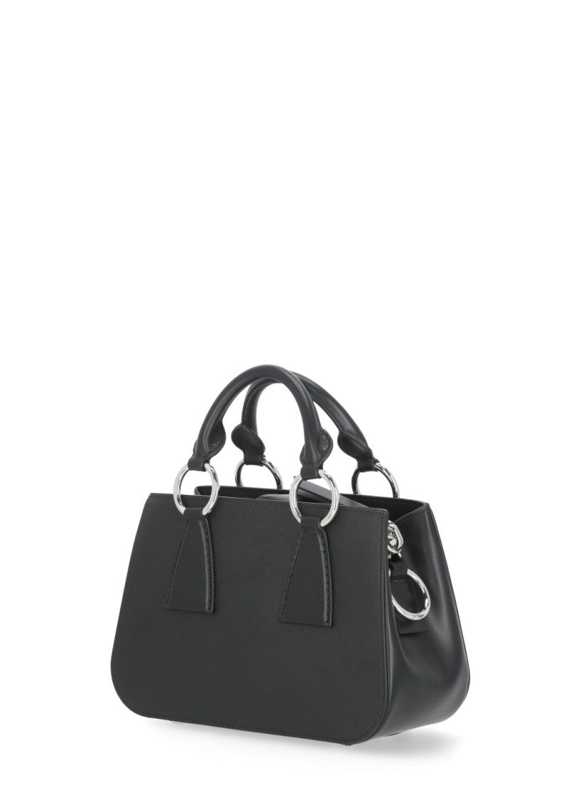 Maison Margiela Smooth Leather Shoulder Bag With Adjustable Strap