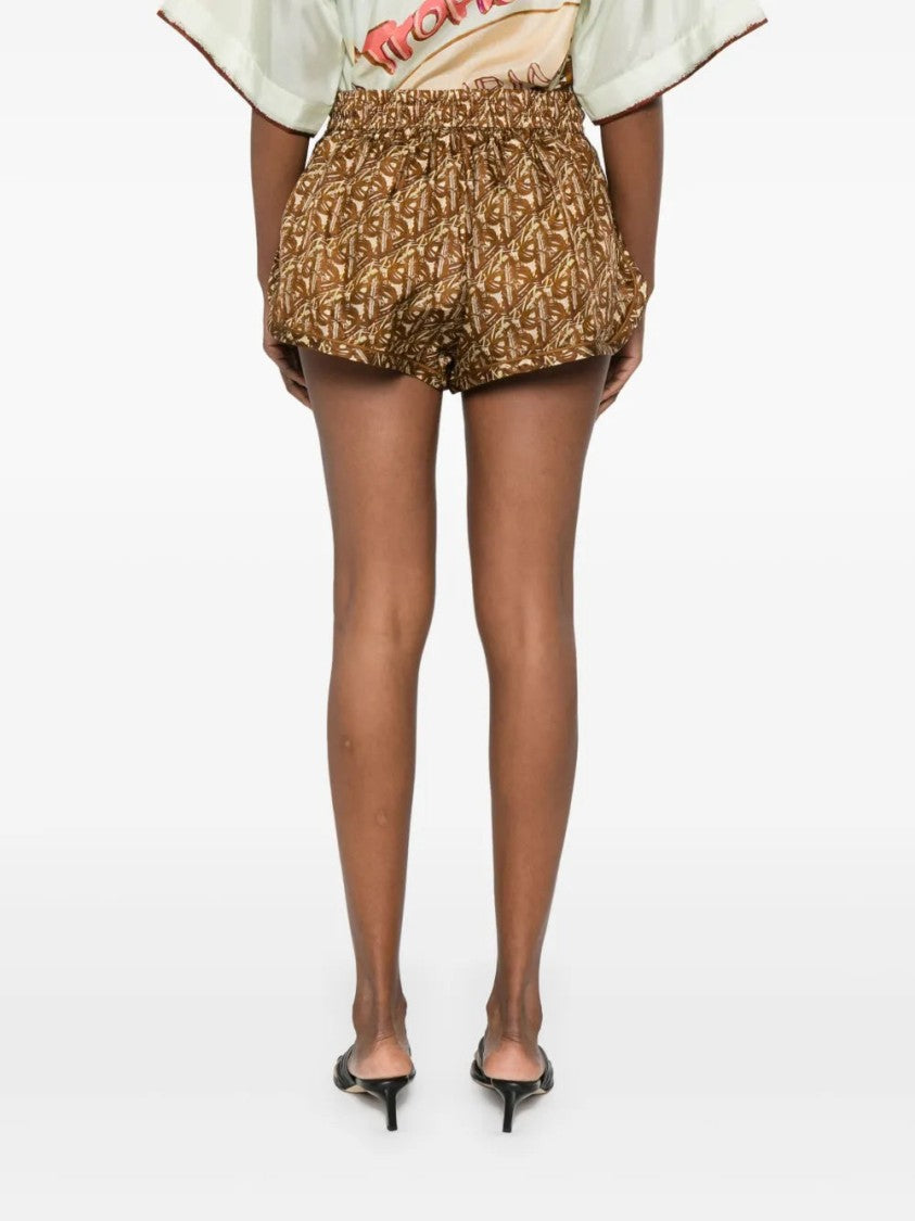 Zimmermann Relaxed Fit Silk Shorts