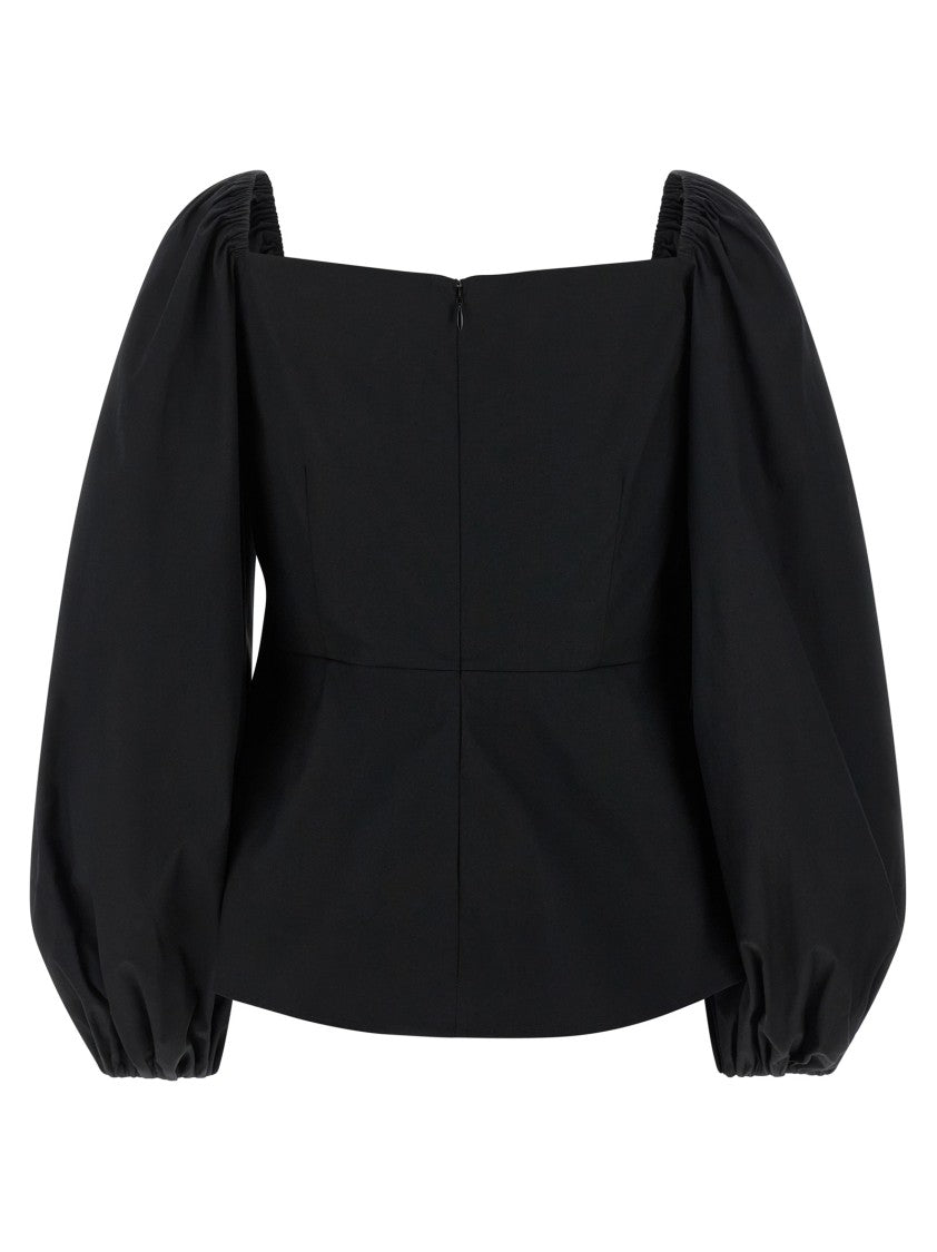 Carolina Herrera Puff' Sleeve Top