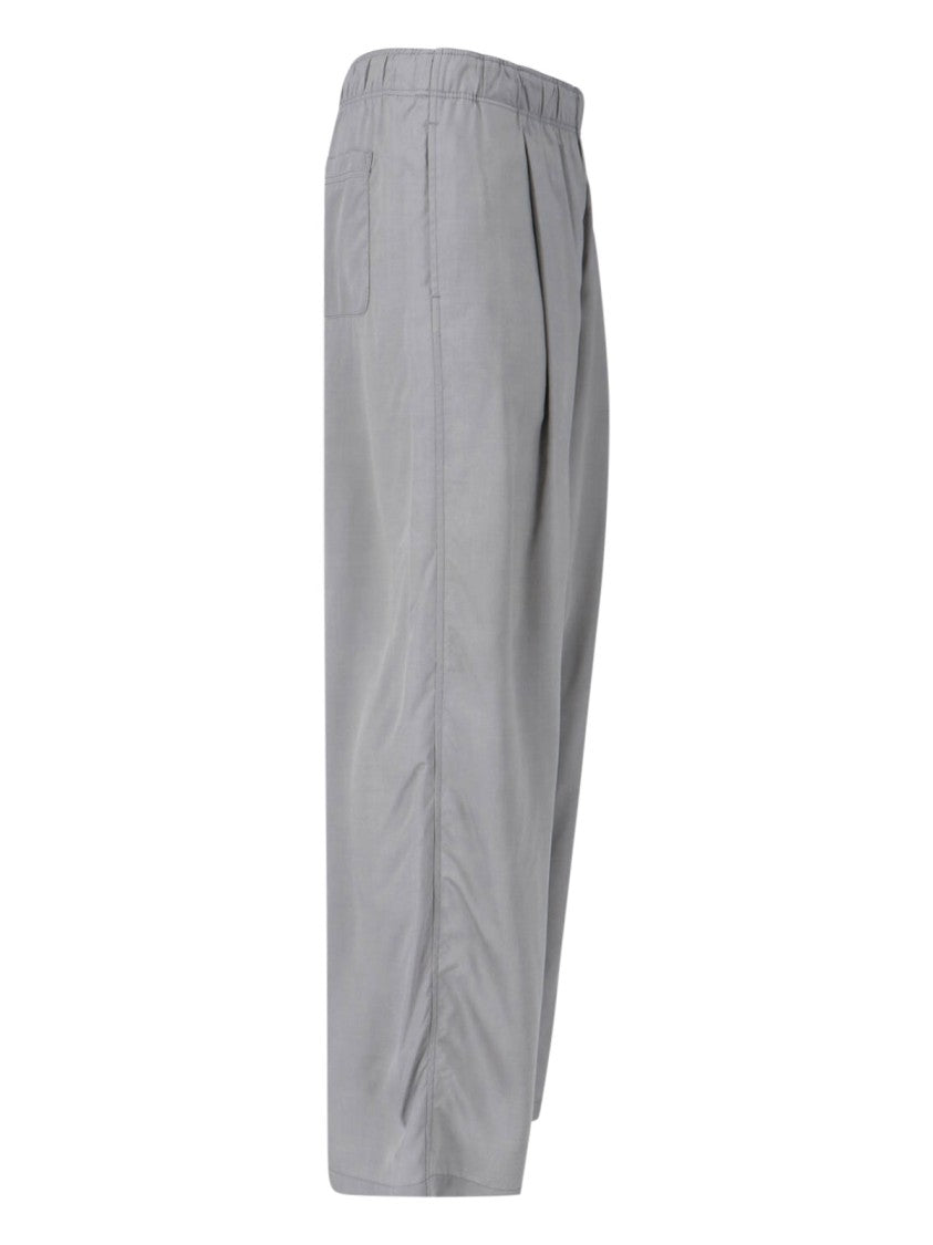 Our Legacy Gray Leisure Viscose-Blend Wide-Leg Pants