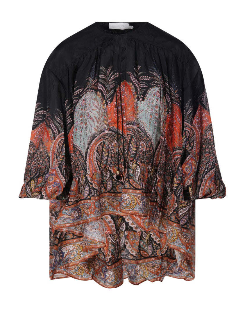 Zimmermann Rhiannon Ruffle Billow Blouse