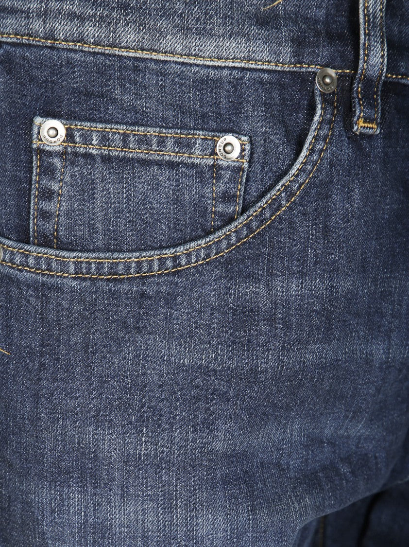 Dondup Tailored Straight-Leg Jeans With Classic Five-Pocket Design