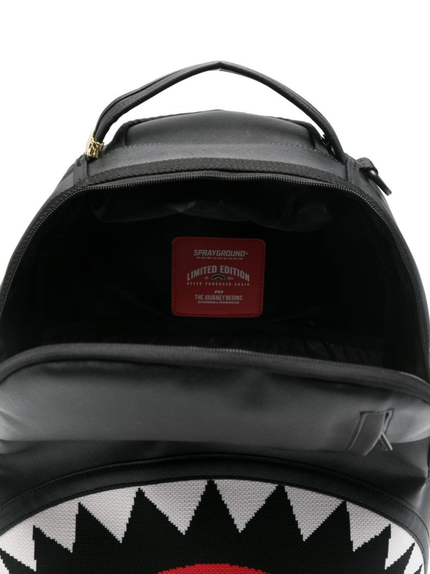 Sprayground Textured Vinyl Bucket Backpack