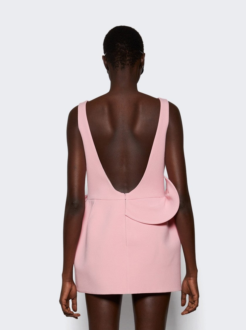 Magda Butrym Floral Applique Dress Pink