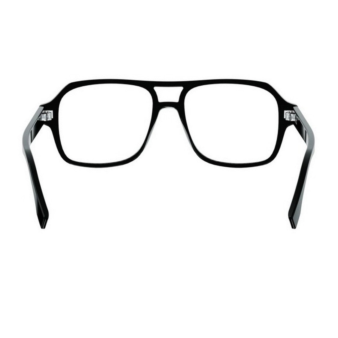Fendi Black Ff Squared Acetate Aviator Sunglasses