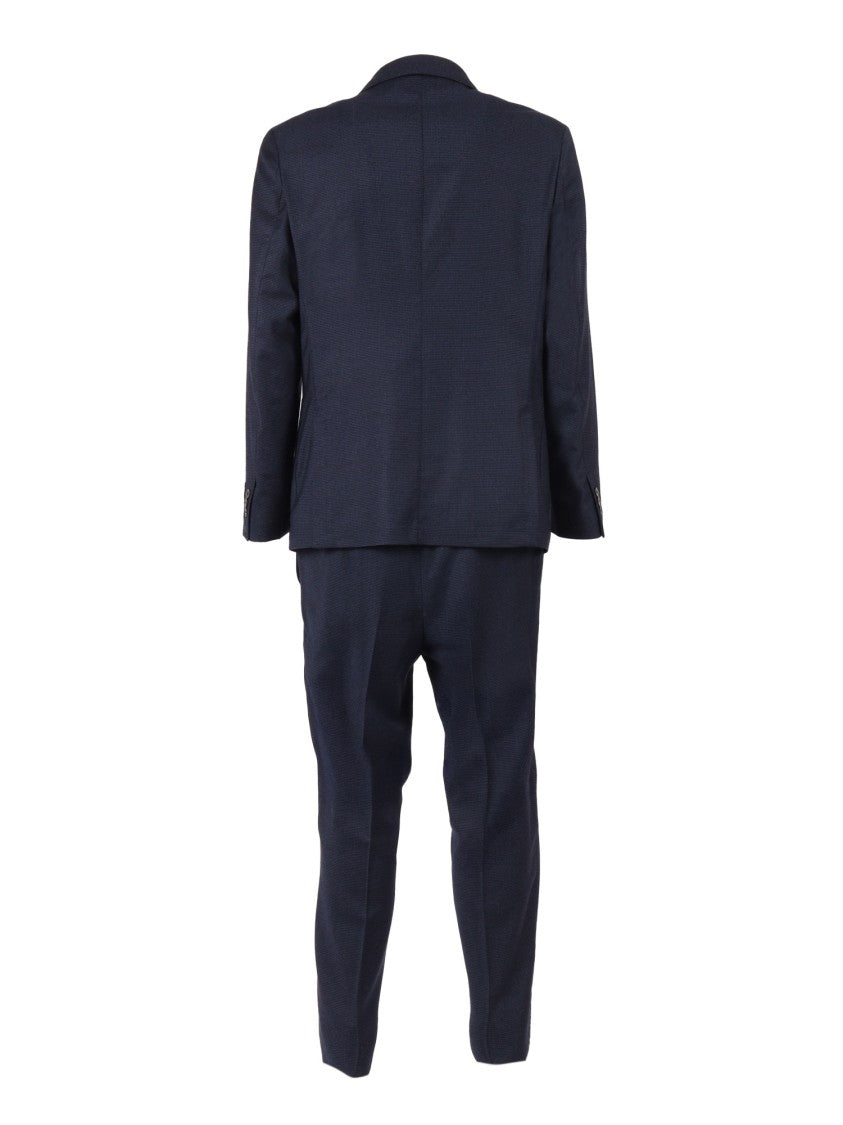 Tombolini Zero Gravity Tailored Black Wool Blend Suit