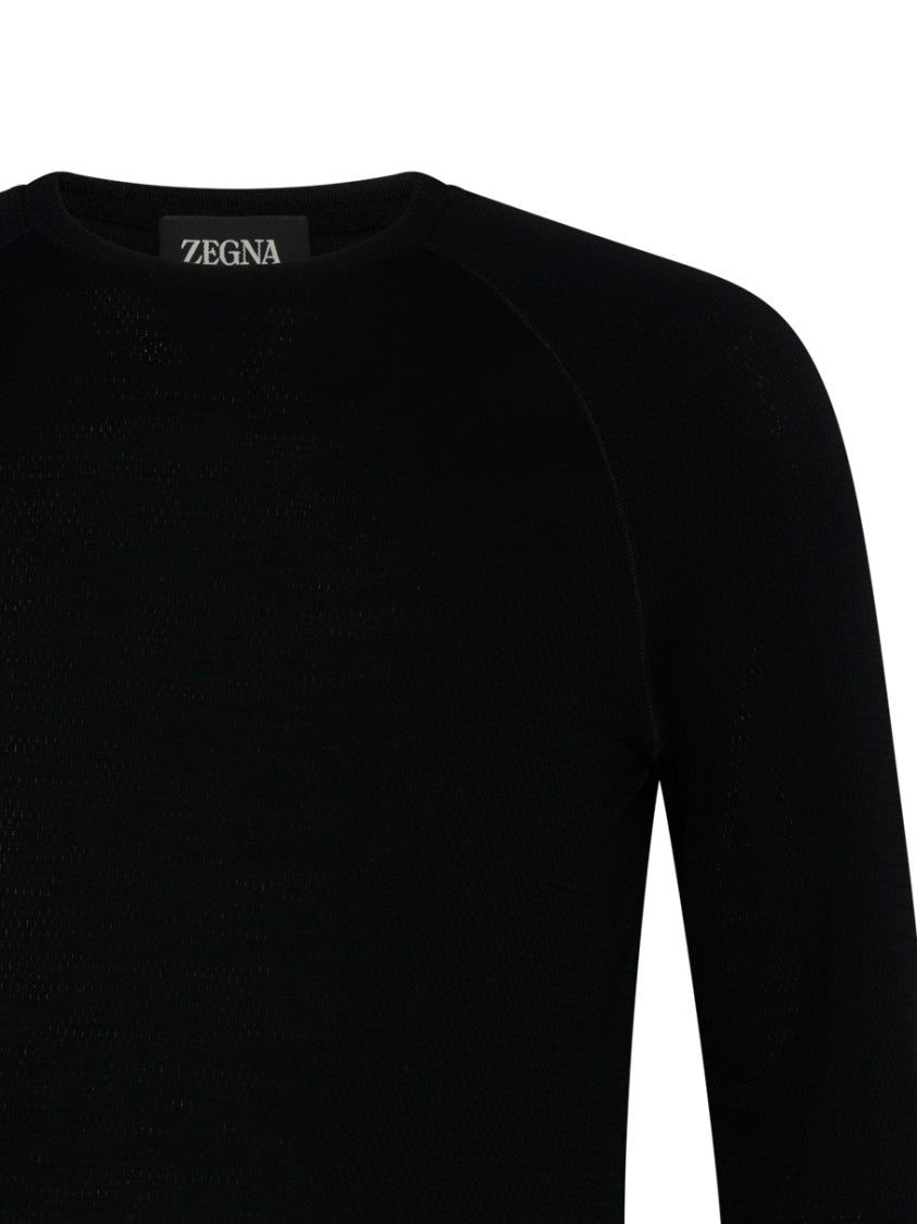 Zegna Virgin Wool T-Shirt – White