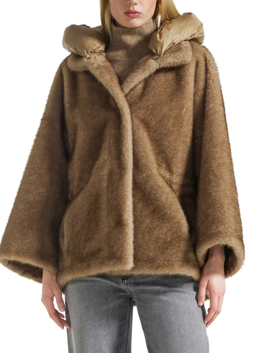 Seventy Venezia Reversible Faux Fur And Suede Coat
