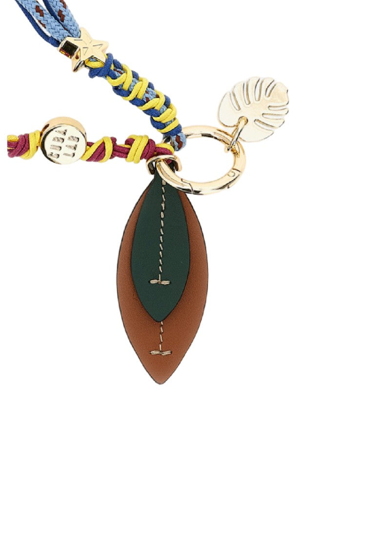 Cuba Lab Multicolor Fabric Cord Keychain