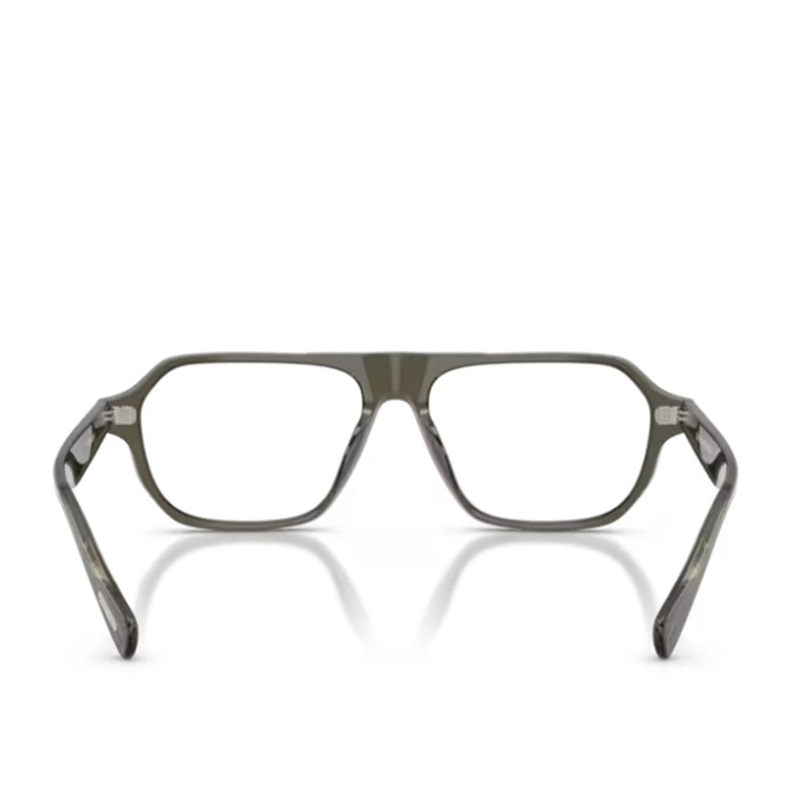 Oliver Peoples Gray Remment Acetate Aviator Sunglasses