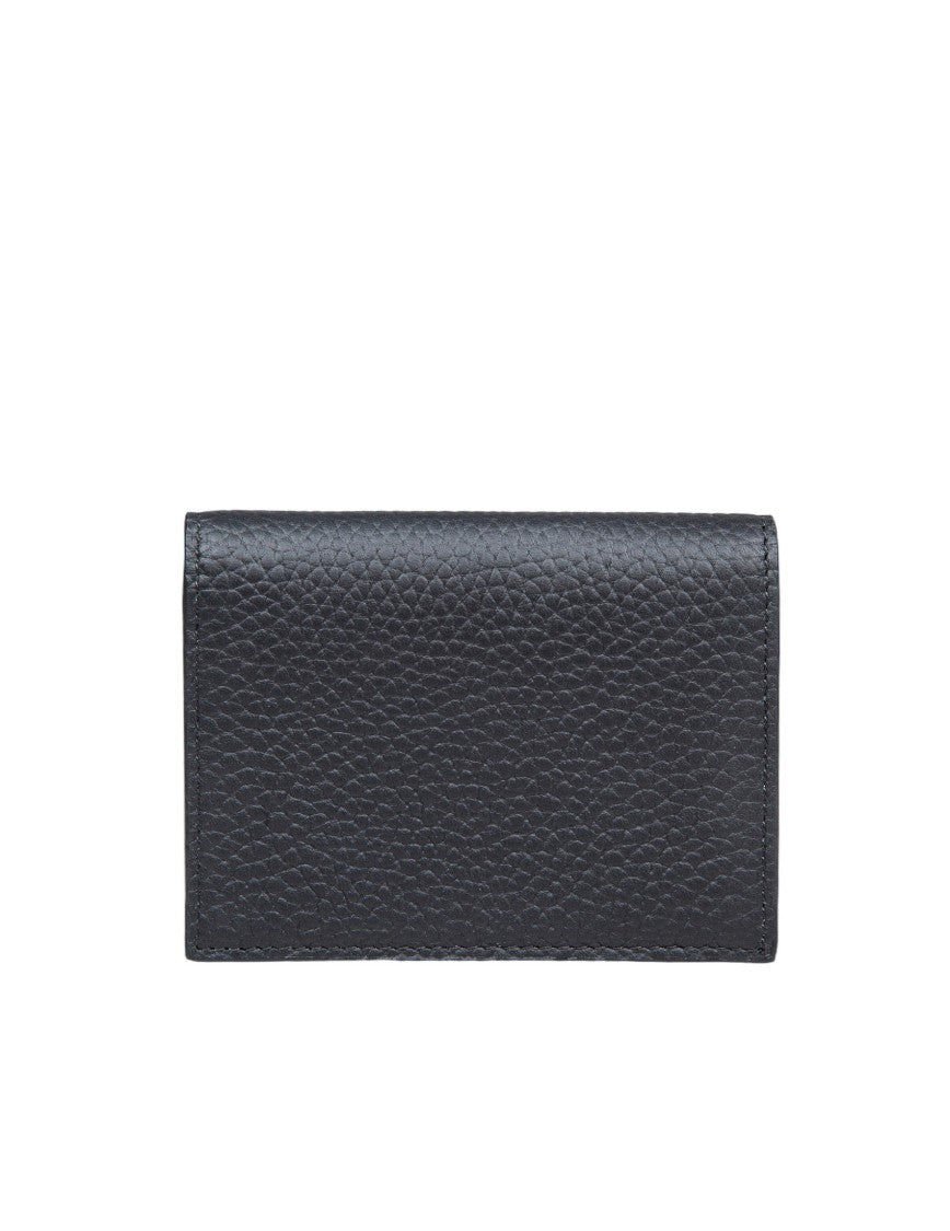 Dolce & Gabbana Leather Card Holder With Dg Logo