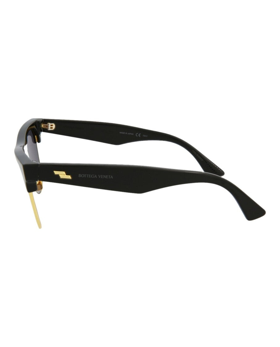 Bottega Veneta Square-Frame Acetate Sunglasses With Gold Accents