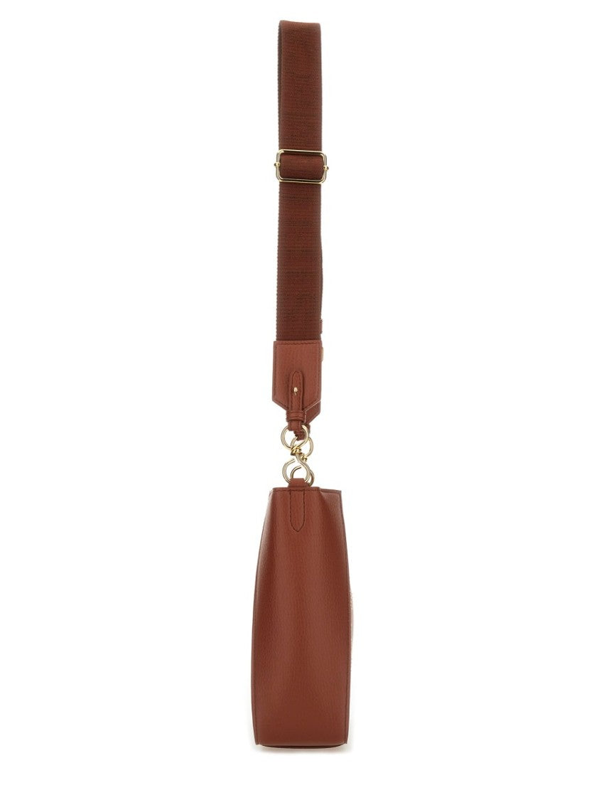 Stella Mccartney Shoulder Bag With Embossed Logo