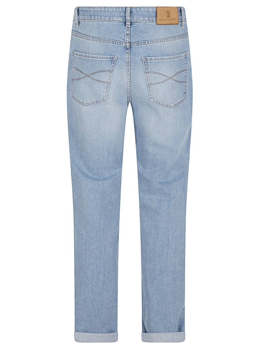 Brunello Cucinelli Straight-Leg Denim Jeans