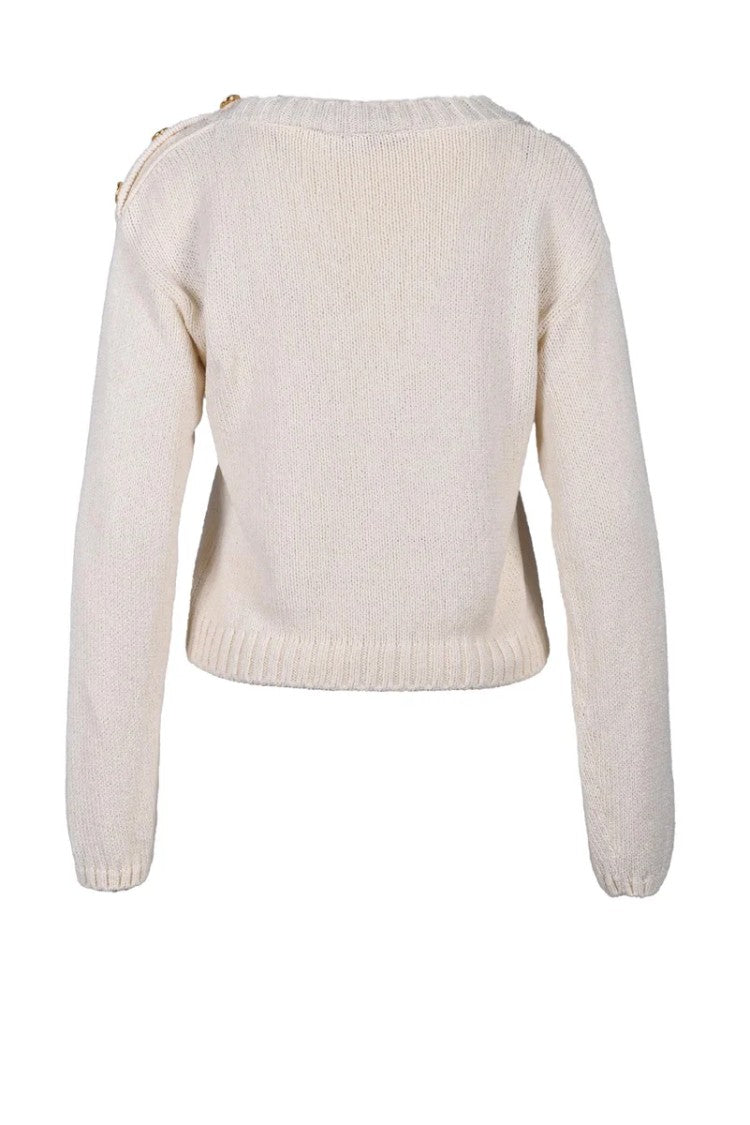 Wild Cashmere Silk/Polyamide Sweater - Cream