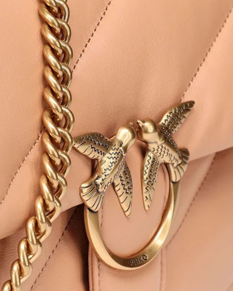 Pinko Medium Quilted Nappa Leather Love Bag