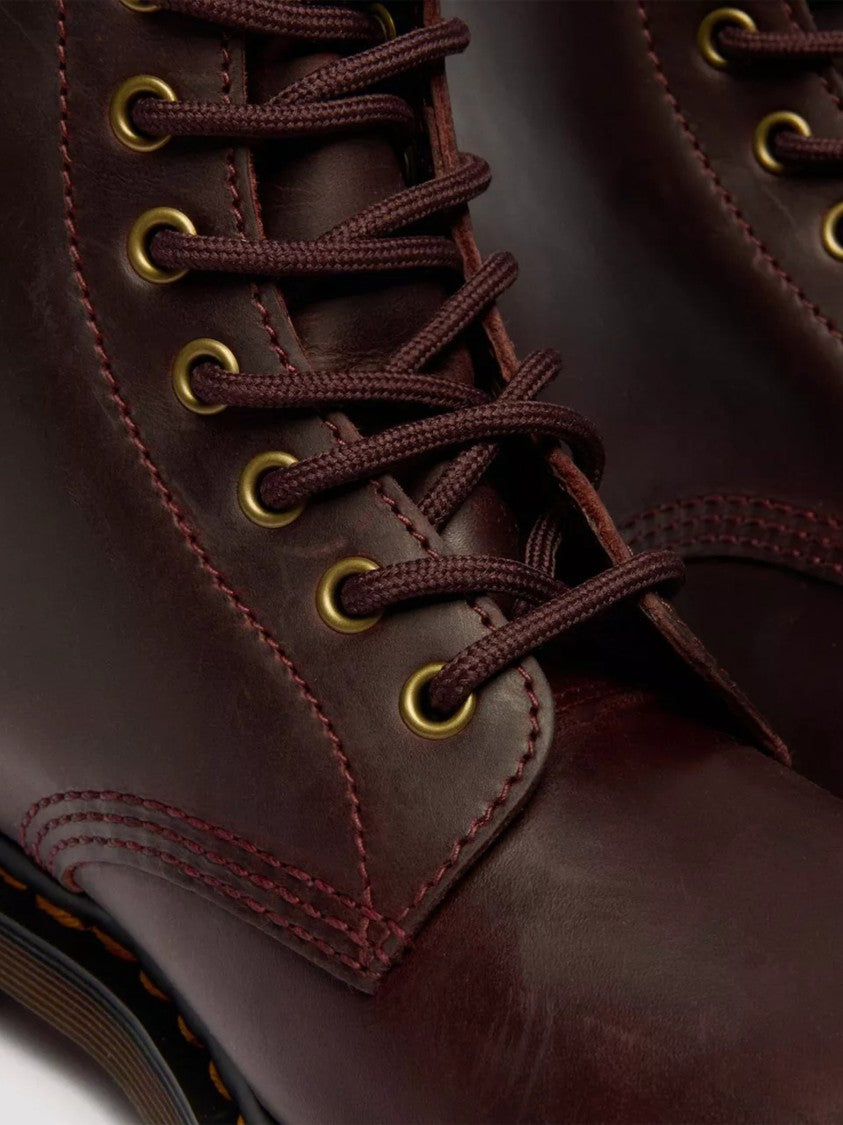 Dr. Martens 1460 Ankle-High Smooth Matte Leather Boots